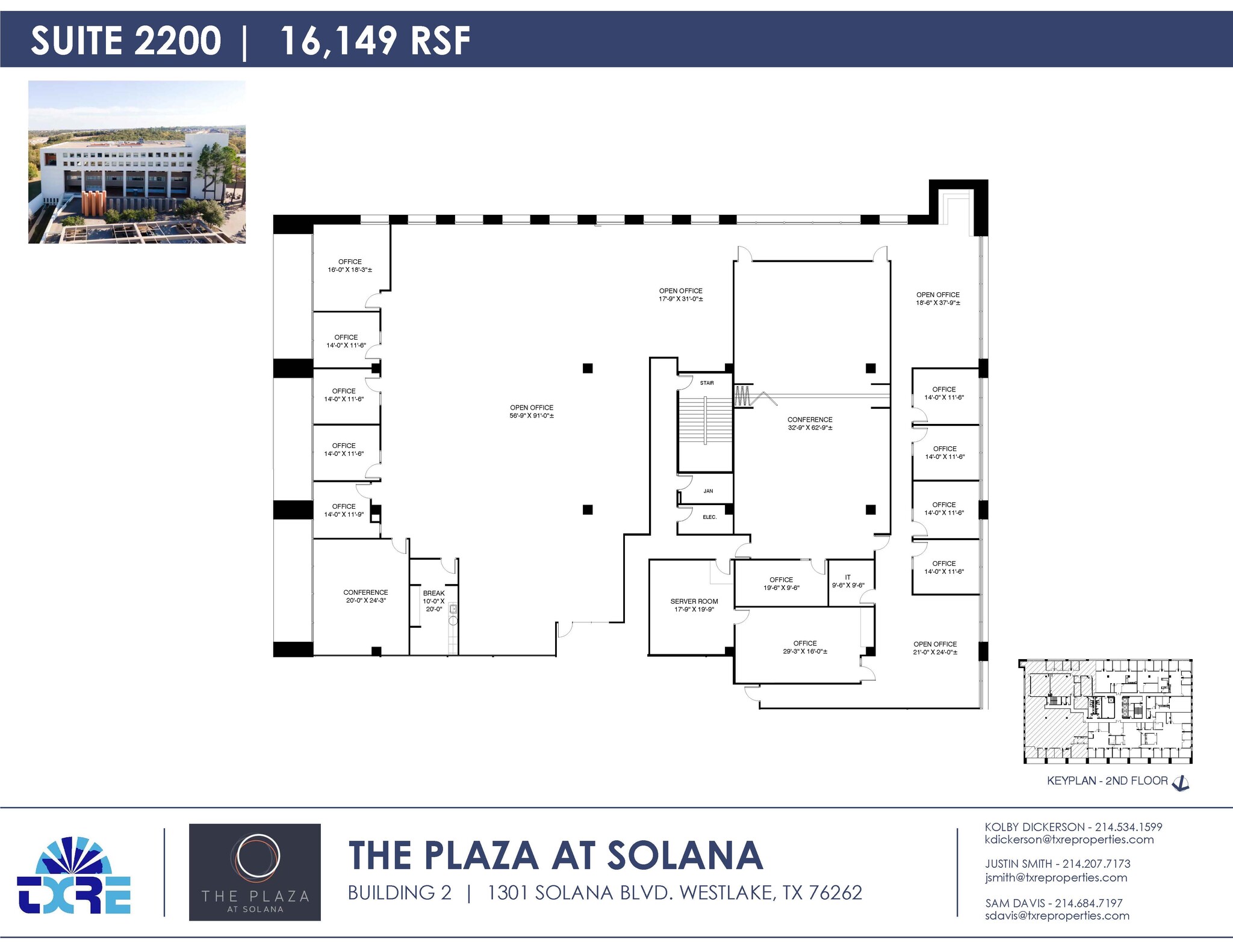 1301 Solana Blvd, Westlake, TX for lease Floor Plan- Image 1 of 1