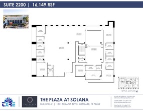 1301 Solana Blvd, Westlake, TX for lease Floor Plan- Image 1 of 1