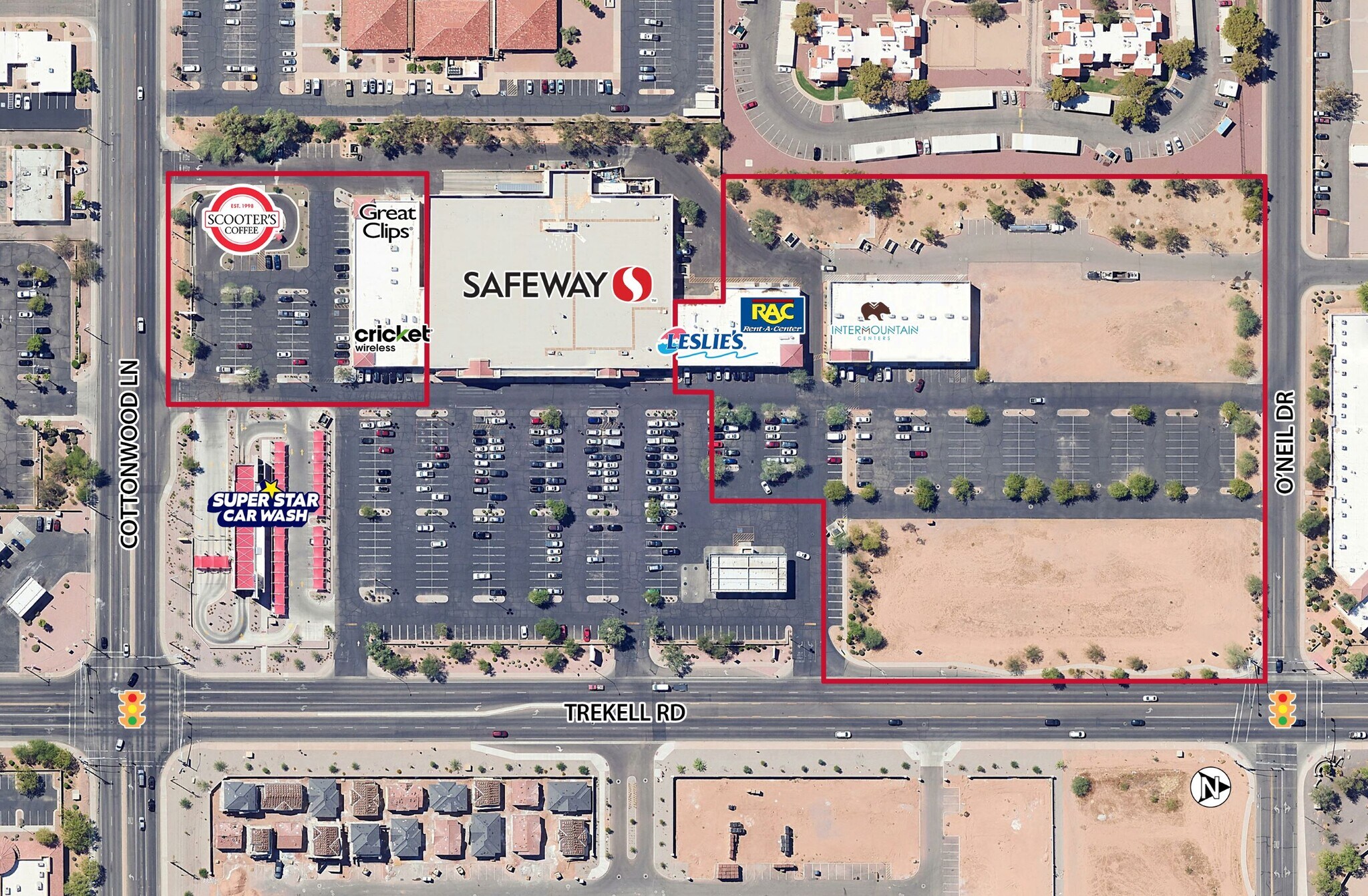 1667 N Trekell Rd, Casa Grande, AZ à louer Aérien- Image 1 de 4