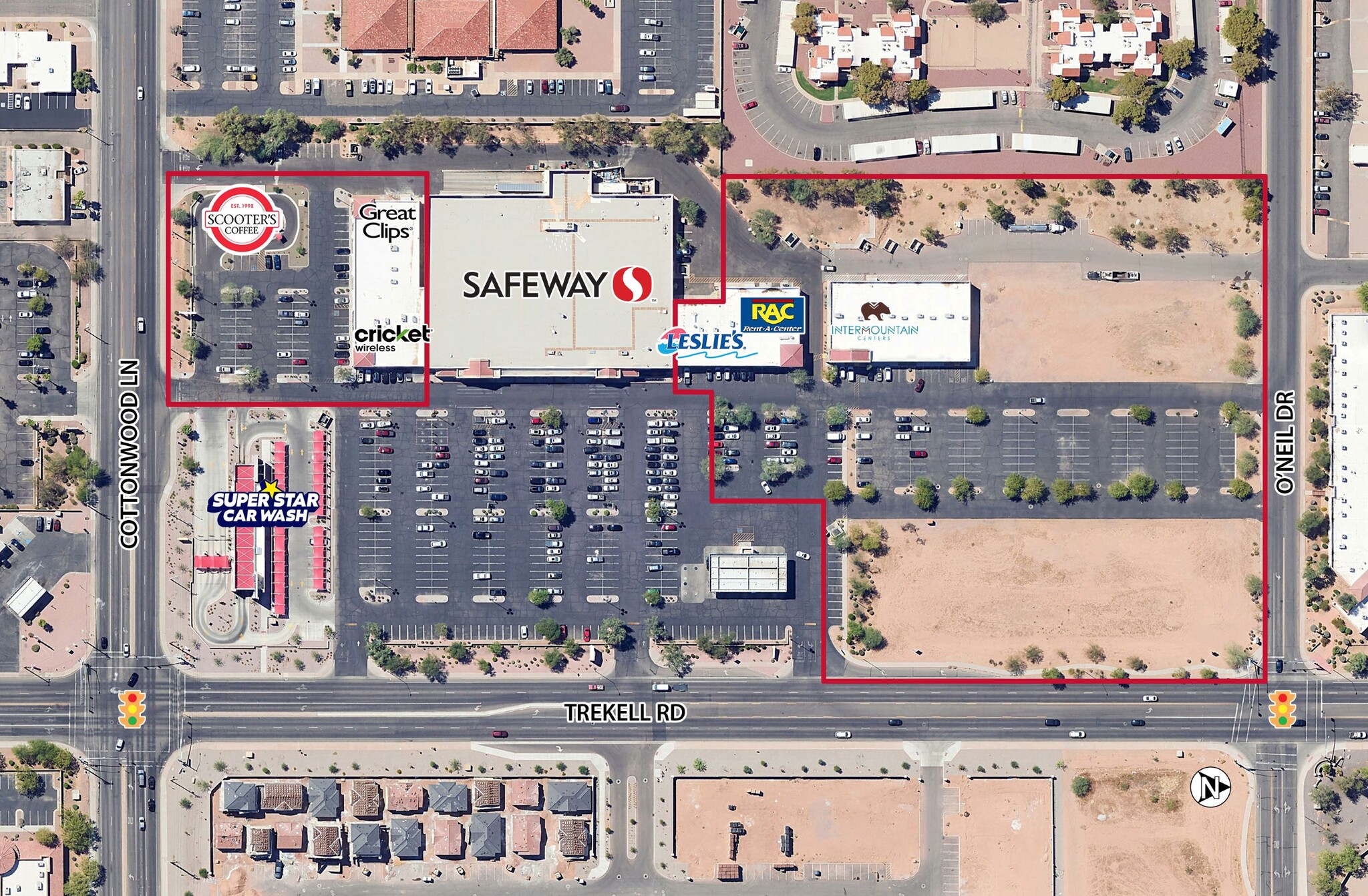 1667 N Trekell Rd, Casa Grande, AZ à vendre Aérien- Image 1 de 3