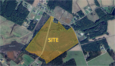 Walter Todd Road, Clarendon, NC - aerial  map view