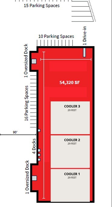 1001 Industrial Hwy, Eddystone, PA à louer Plan de site- Image 1 de 1