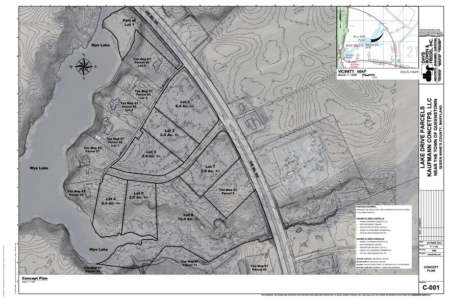 306 Lake Dr, Queenstown, MD à vendre - Plan de site - Image 1 de 1