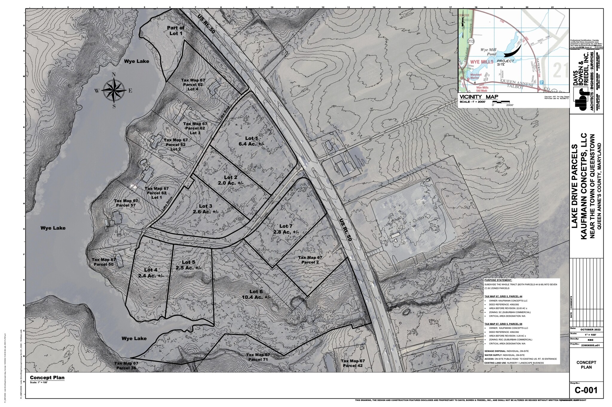 306 Lake Dr, Queenstown, MD à vendre Plan de site- Image 1 de 1