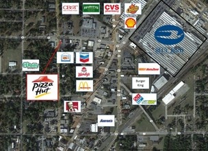 313 Vineville St, Fort Valley, GA - AERIAL  map view