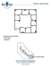 949 S Coast Dr, Costa Mesa, CA à louer Plan d’étage- Image 1 de 1