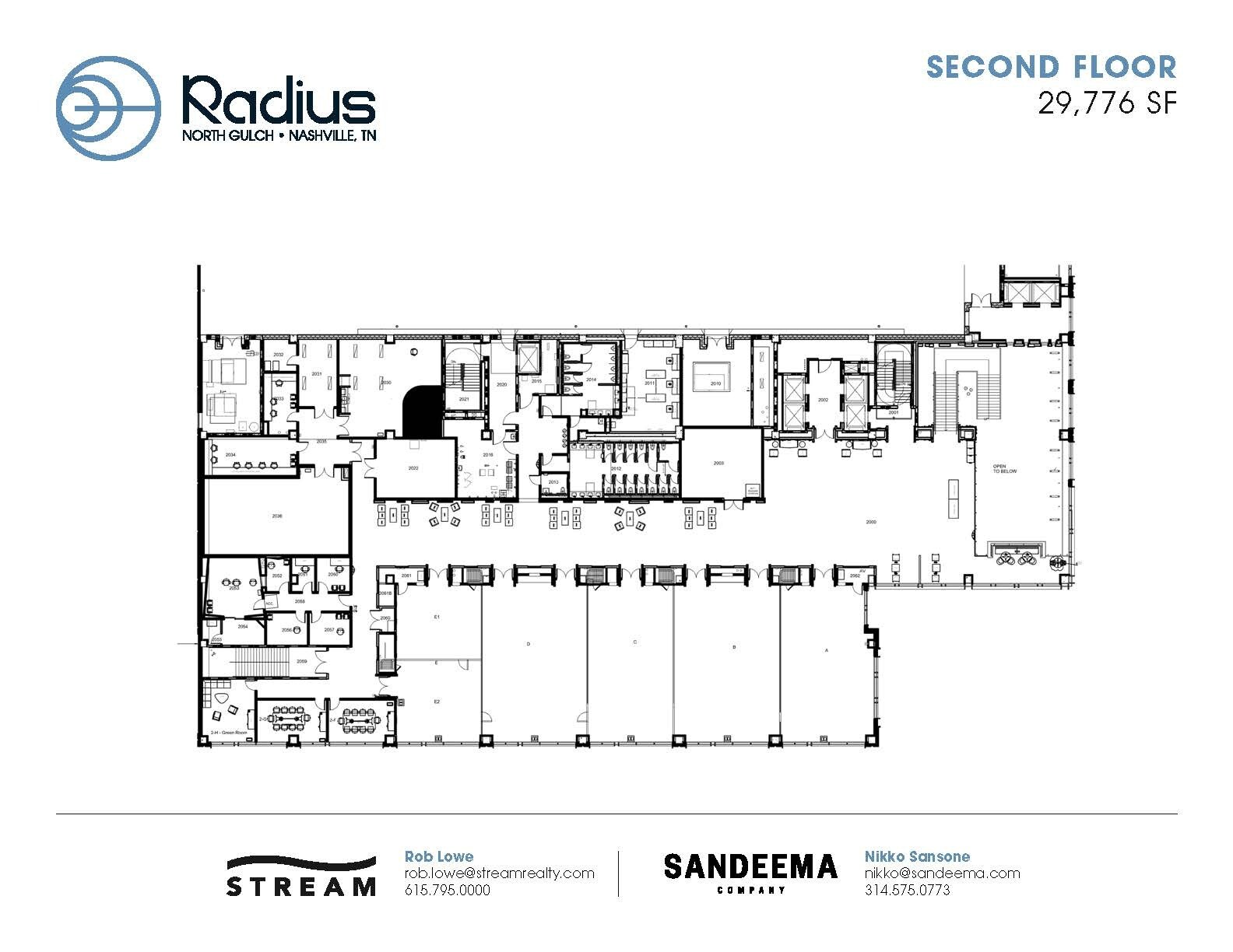 601 11th Ave N, Nashville, TN for lease Floor Plan- Image 1 of 1