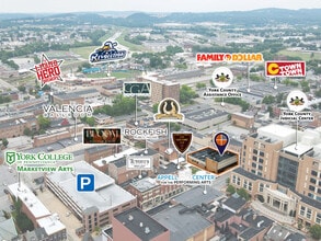 9 E Philadelphia St, York, PA - Aérien  Vue de la carte