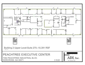 7094 Peachtree Industrial Blvd, Peachtree Corners, GA for lease Site Plan- Image 1 of 2