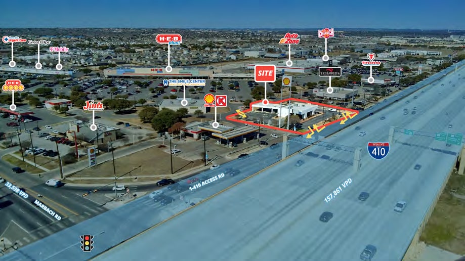 1515 SW Loop 410, San Antonio, TX for lease - Aerial - Image 3 of 4