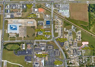 316 St Lukes Dr, Montgomery, AL - AERIAL  map view