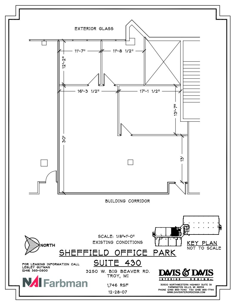 3310 W Big Beaver Rd, Troy, MI à louer Plan d  tage- Image 1 de 1