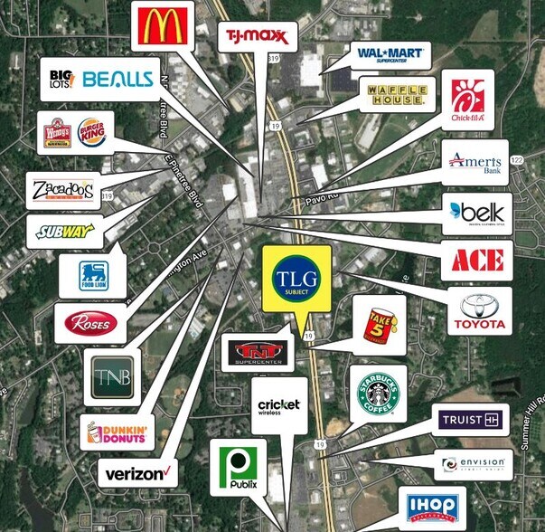 HWY 19 South, Thomasville, GA à vendre - Photo du bâtiment - Image 2 de 2