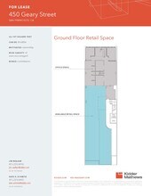 456-466 Geary St, San Francisco, CA à louer Plan d  tage- Image 1 de 1