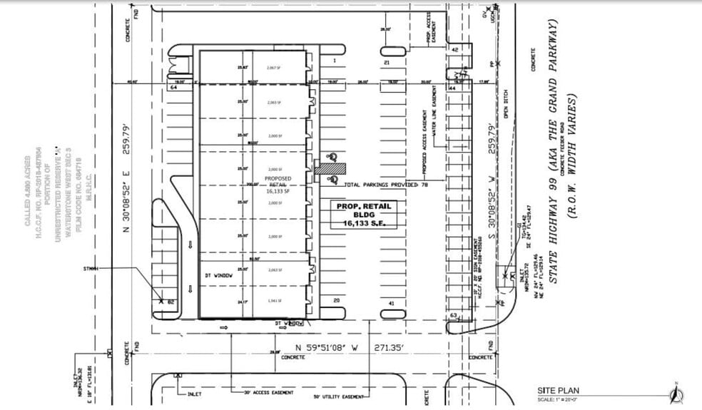 3349 Grand Pkwy N, Katy, TX for lease - Site Plan - Image 3 of 7