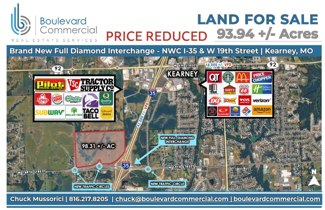 Plus de détails pour NWC 1-35, Kearney, MO - Terrain à vendre