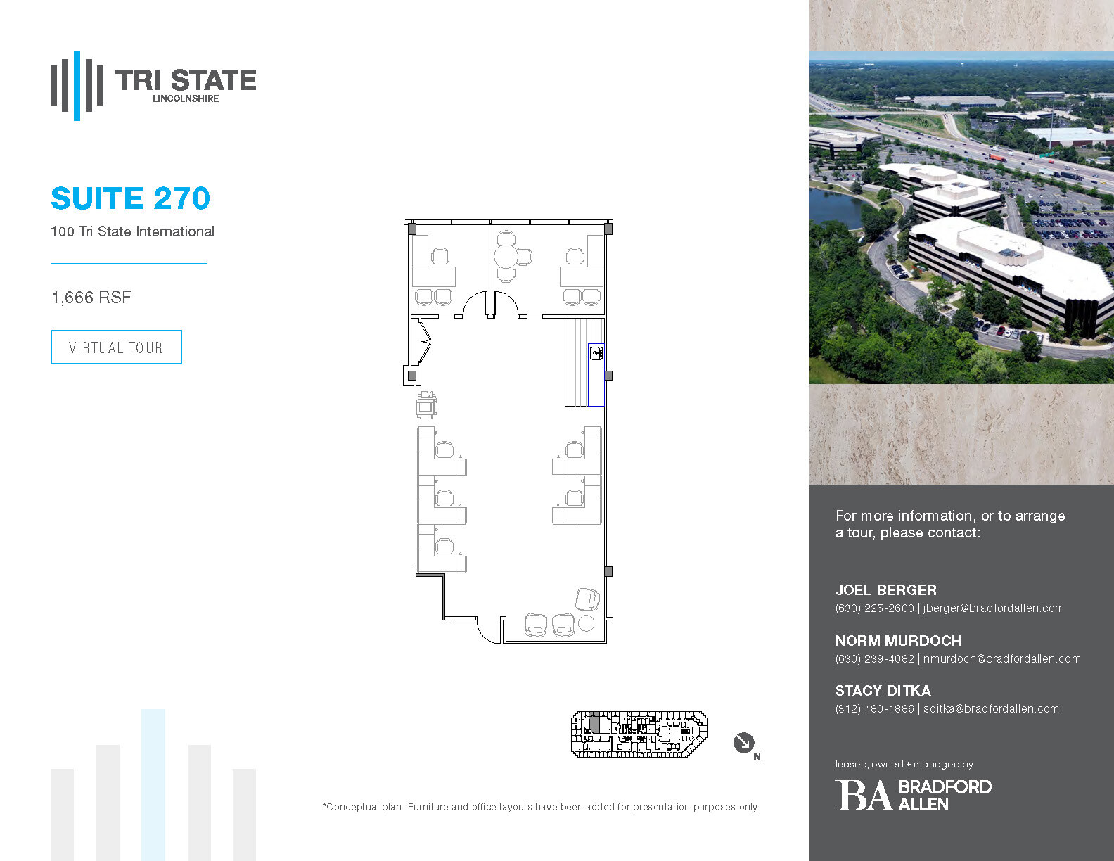 300 Tri State International, Lincolnshire, IL for lease Floor Plan- Image 1 of 1