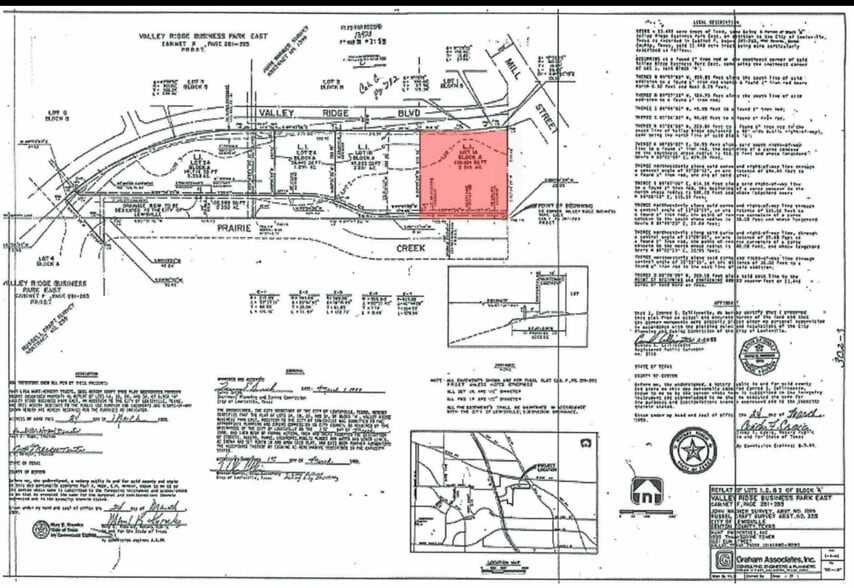 120 Valley Ridge Blvd, Lewisville, TX for sale - Plat Map - Image 2 of 2