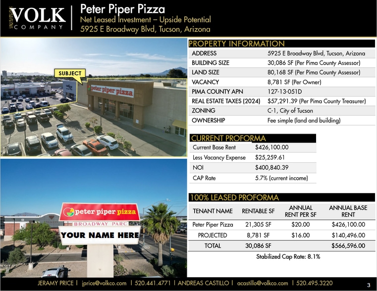 5925 E Broadway Blvd, Tucson, AZ for lease - Building Photo - Image 3 of 10