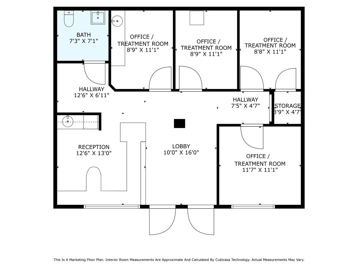 11111 N Scottsdale Rd, Scottsdale, AZ 85254 - Unit 105 -  - Floor Plan - Image 1 of 1
