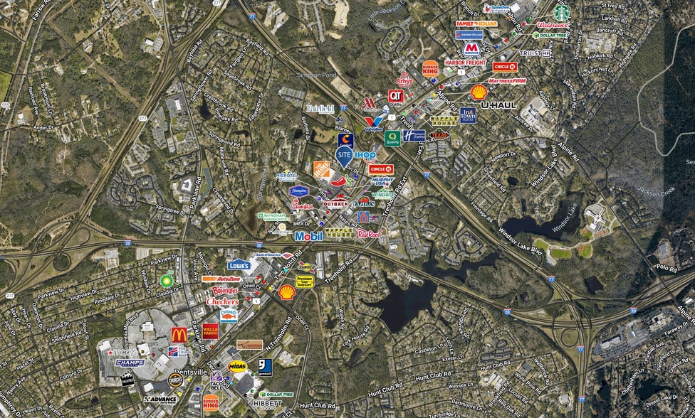 7701 Two Notch Rd, Columbia, SC for sale - Aerial - Image 3 of 4