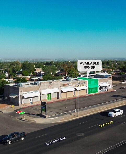 3401 San Mateo Blvd NE, Albuquerque, NM à louer - Photo du bâtiment - Image 2 de 8