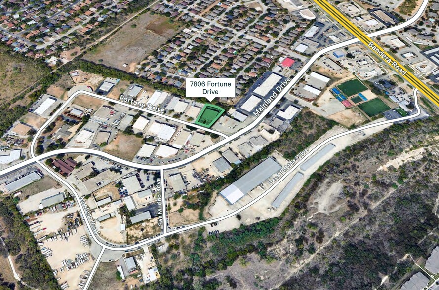 7806 Fortune Dr, San Antonio, TX for lease - Aerial - Image 3 of 4