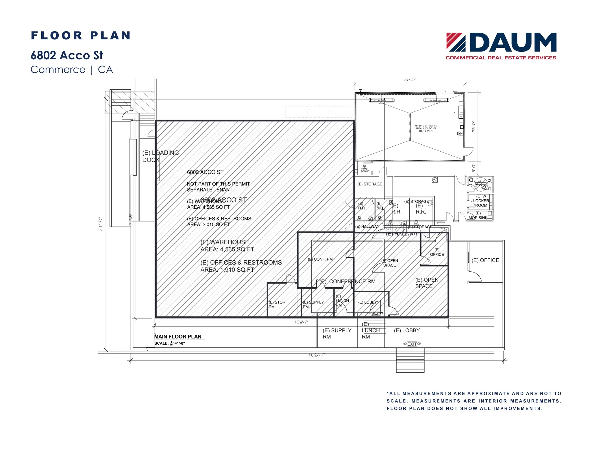 6800-6808 Acco St, Commerce, CA for lease Site Plan- Image 1 of 1