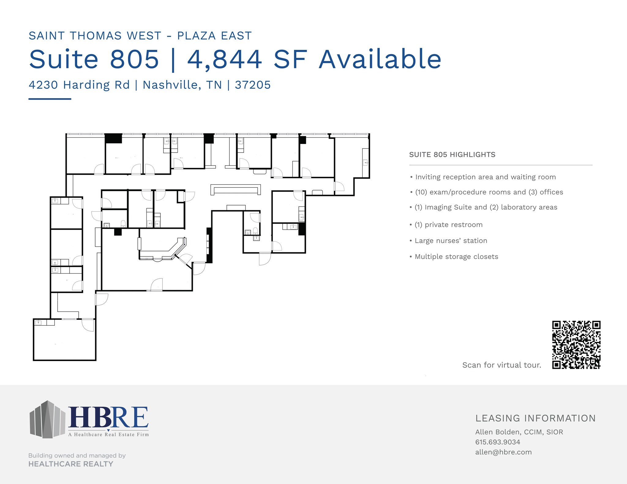 4230 Harding Rd, Nashville, TN à louer Plan de site- Image 1 de 1