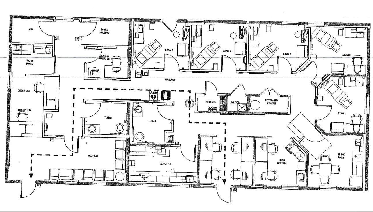 7534 E 2nd St, Scottsdale, AZ for lease Floor Plan- Image 1 of 1