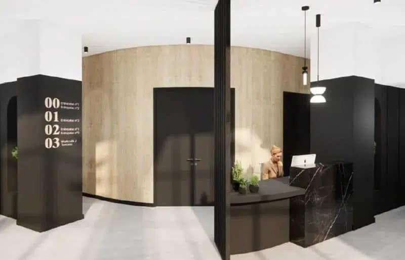 Bureau dans Lille à louer - Hall d’entrée - Image 3 de 4