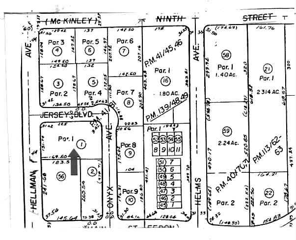 9311 Jersey Blvd, Rancho Cucamonga, CA à vendre - Plan cadastral - Image 3 de 3