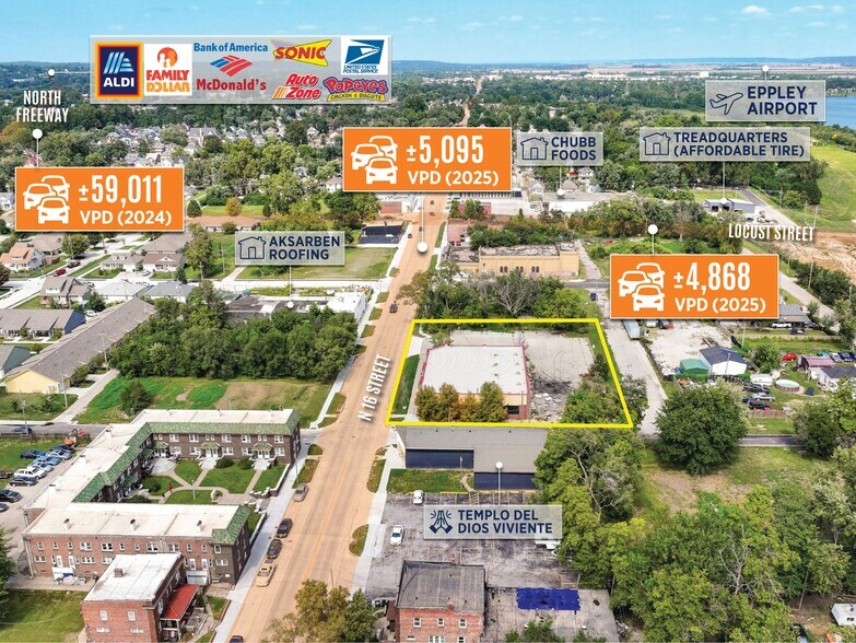 2601 N 16th St, Omaha, NE à vendre - Photo du bâtiment - Image 2 de 11