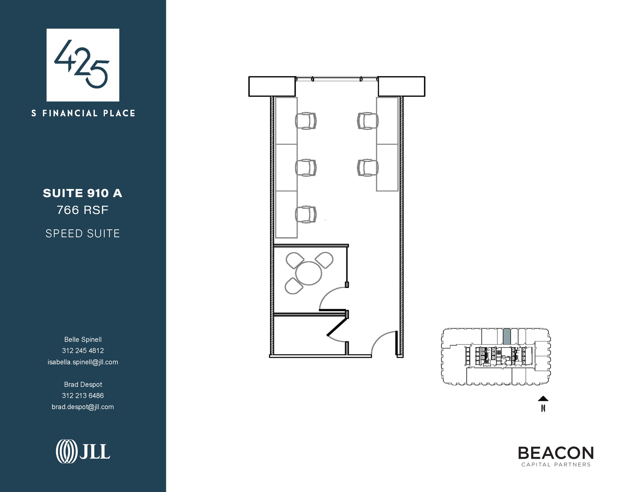 425 S Financial Pl, Chicago, IL for lease Floor Plan- Image 1 of 4