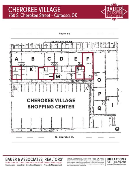750 S Cherokee St, Catoosa, OK à louer - Plan de site - Image 3 de 20