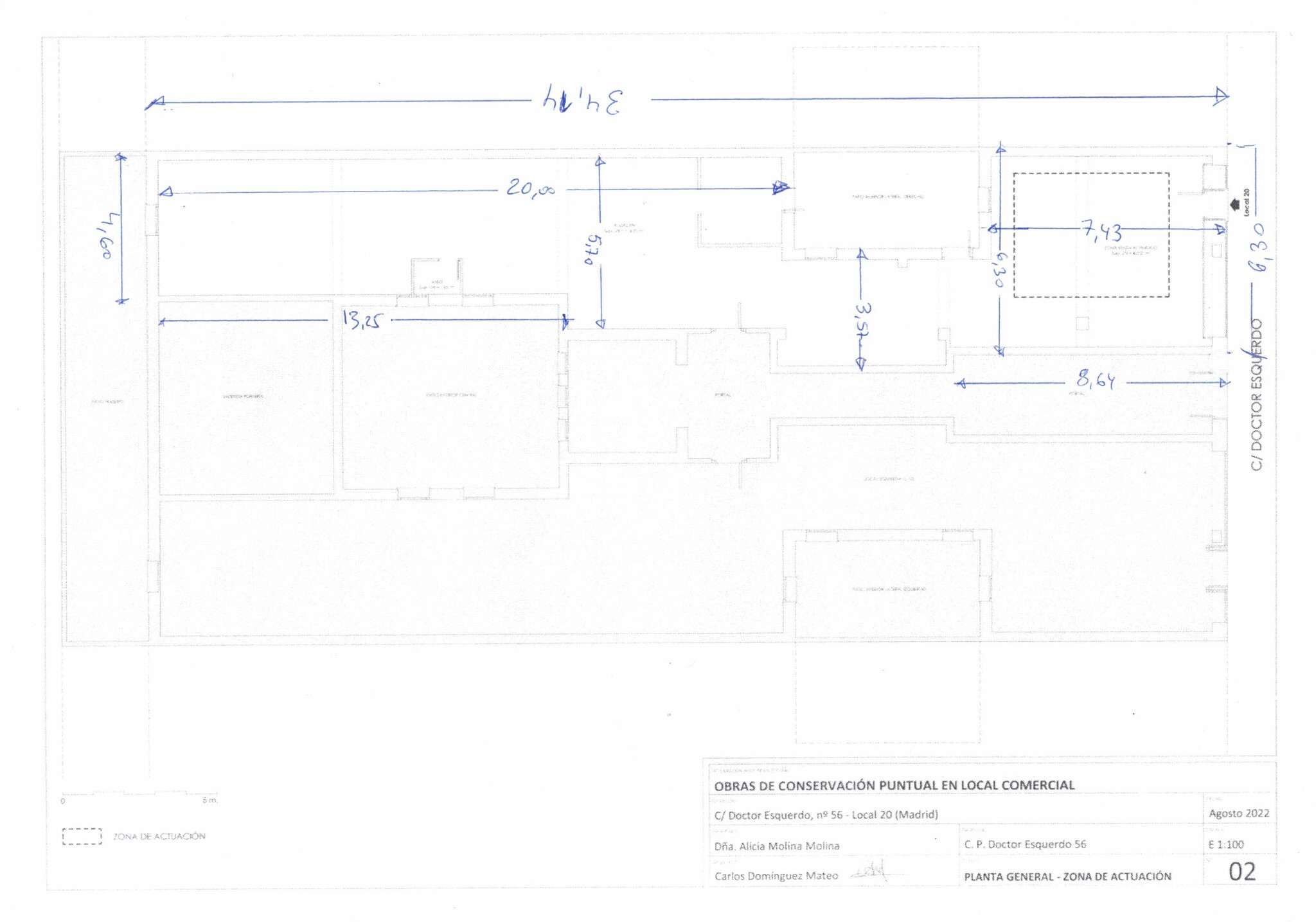 Calle del Doctor Esquerdo, 56, Madrid, Madrid à louer Plan d’étage type- Image 1 de 1
