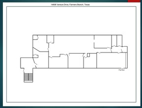 14802-14850 Venture Dr, Farmers Branch, TX à louer Plan d’étage- Image 1 de 1