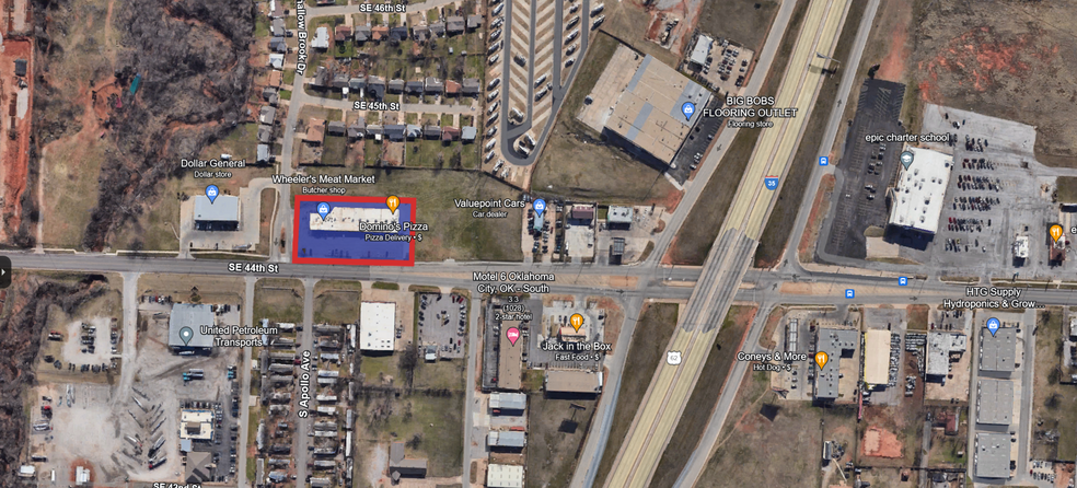 1514-1522 SE 44th St, Oklahoma City, OK for lease - Aerial - Image 1 of 4