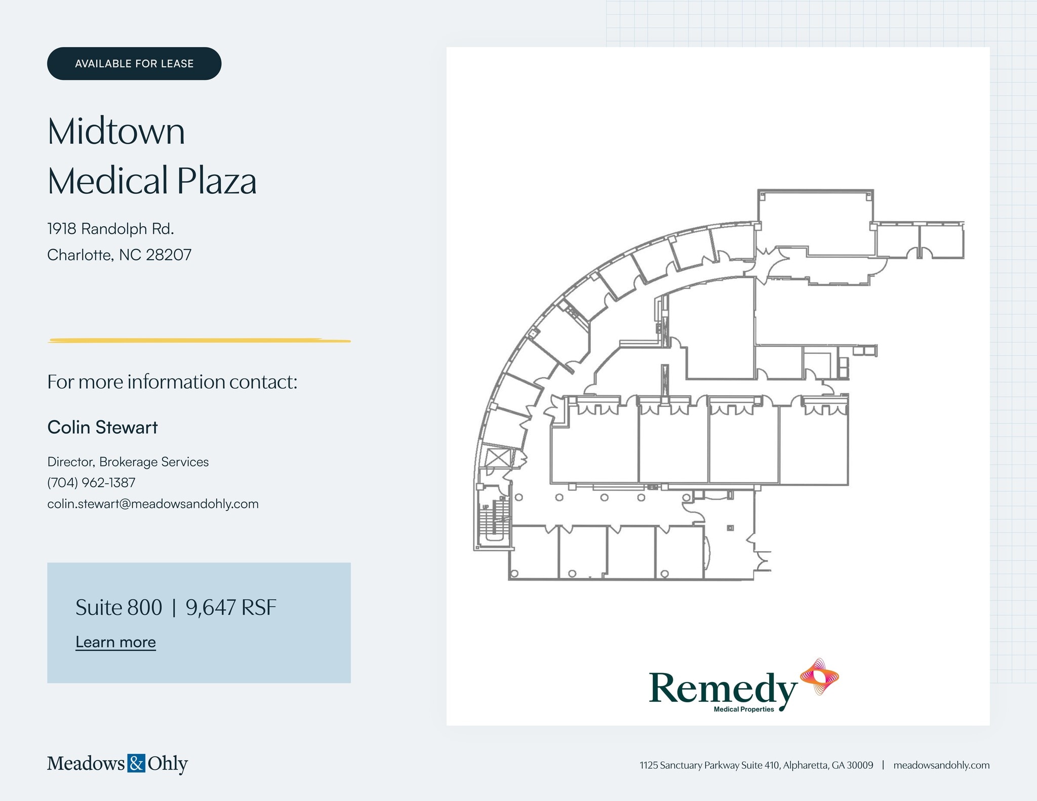 1918 Randolph Rd, Charlotte, NC for lease Site Plan- Image 1 of 1