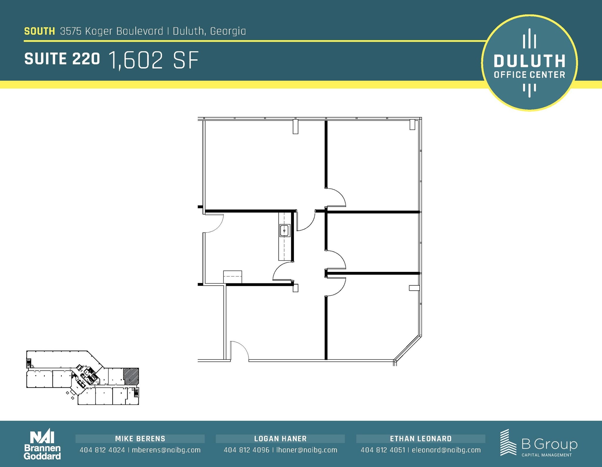 3505 Koger Blvd, Duluth, GA for lease Floor Plan- Image 1 of 1