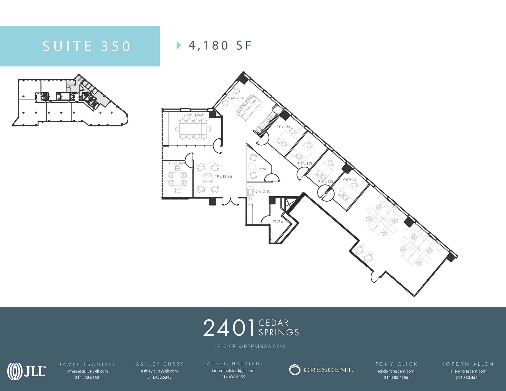 2401 Cedar Springs Rd, Dallas, TX for lease Floor Plan- Image 1 of 4