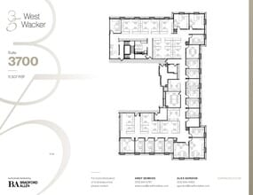 35 W Wacker Dr, Chicago, IL à louer Plan d’étage- Image 1 de 3