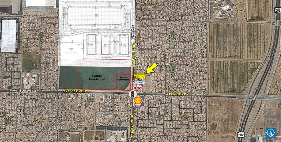 NE 67th Ave & Lower Buckeye Rd, Phoenix, AZ à louer - Photo du bâtiment - Image 2 de 4