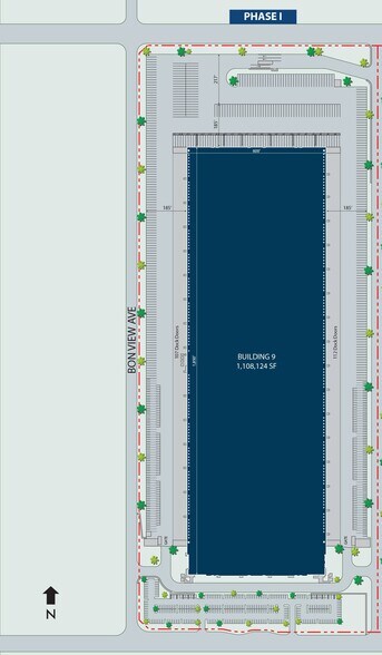 SEC Eucalyptus Ave & Bon View Ave Ontario, Ontario, CA for lease - Site Plan - Image 2 of 2
