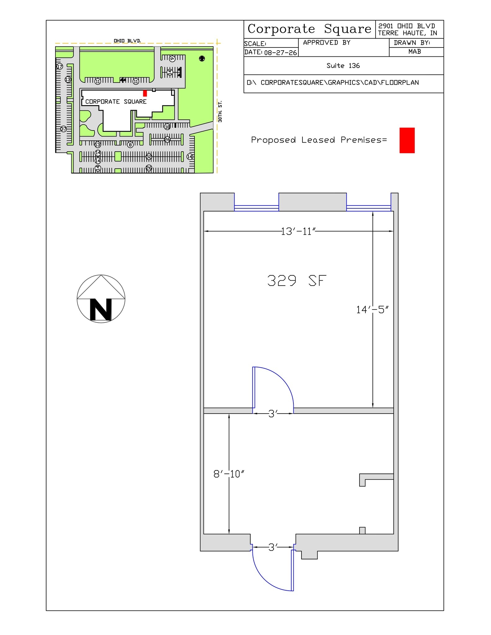 2901 Ohio Blvd, Terre Haute, IN for lease Site Plan- Image 1 of 1