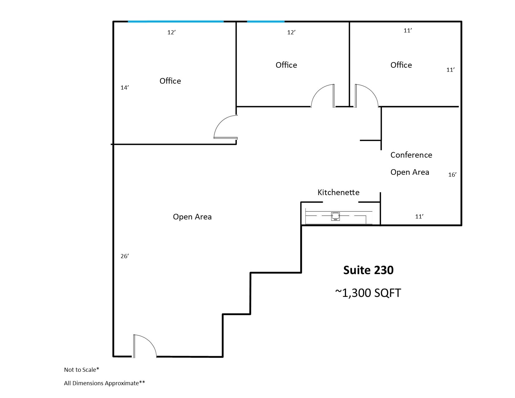 4501 E La Palma Ave, Anaheim, CA à louer Plan d’étage- Image 1 de 2