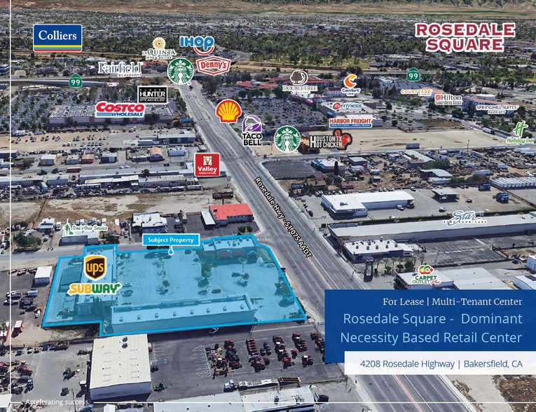 4208 Rosedale Hwy, Bakersfield, CA for lease - Building Photo - Image 1 of 13
