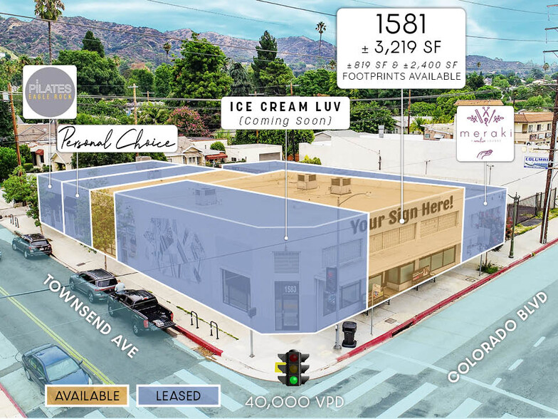 1577-1581 Colorado Blvd, Los Angeles, CA for lease - Building Photo - Image 3 of 7