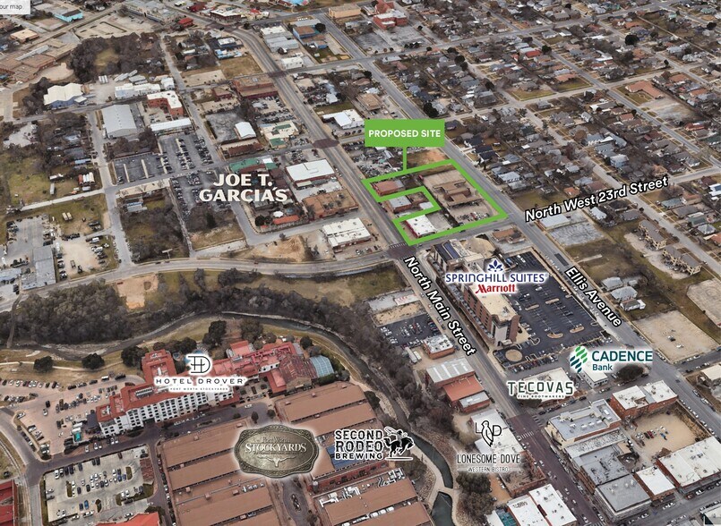 2225-2245 N Main St, Fort Worth, TX à louer - Photo du bâtiment - Image 1 de 5