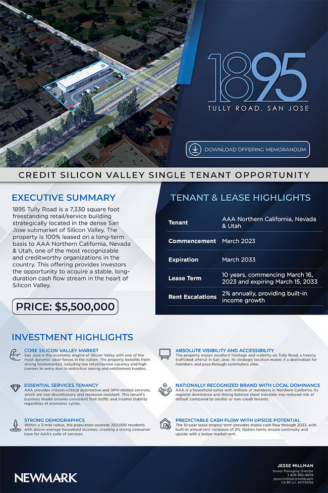 More details for 1895 Tully Rd, San Jose, CA - Retail for Sale